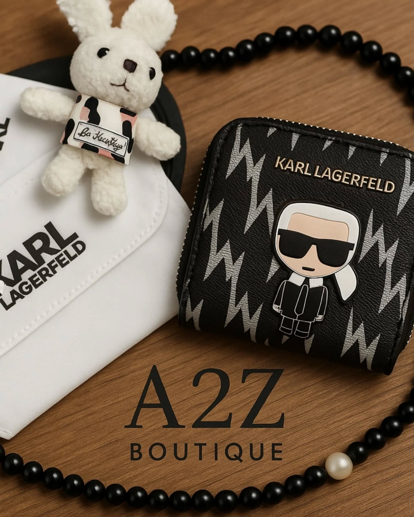 ✨ Discover the elegance of Karl Lagerfeld with a luxurious touch!