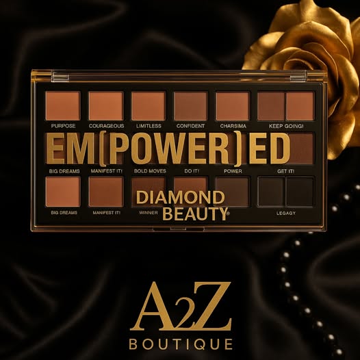 💎 "EM[POWER]ED" Eyeshadow Palette by DIAMOND BEAUTY Where power meets beauty in every swipe!
