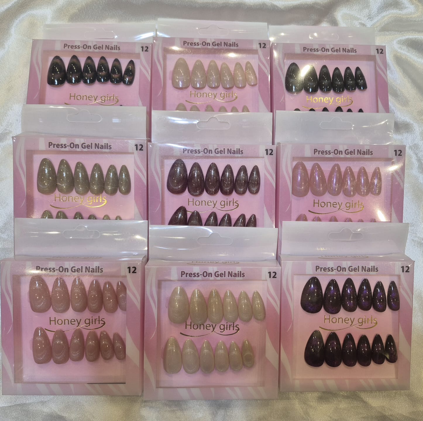 Honey girls مجموعة Press‑On Gel Nails