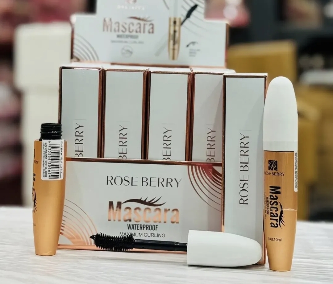 Rose Berry Waterproof Mascara – Maximum Curling (10ml)🖤